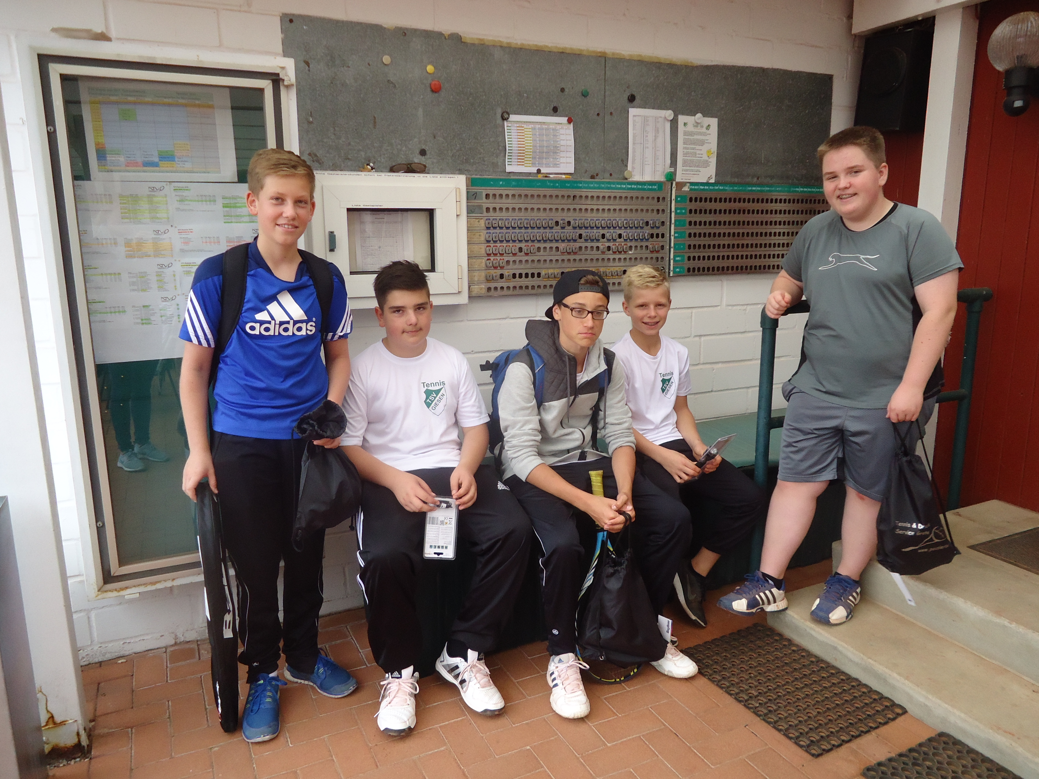 Michael,Adrian Timo,Jan Hinnerk und Tom